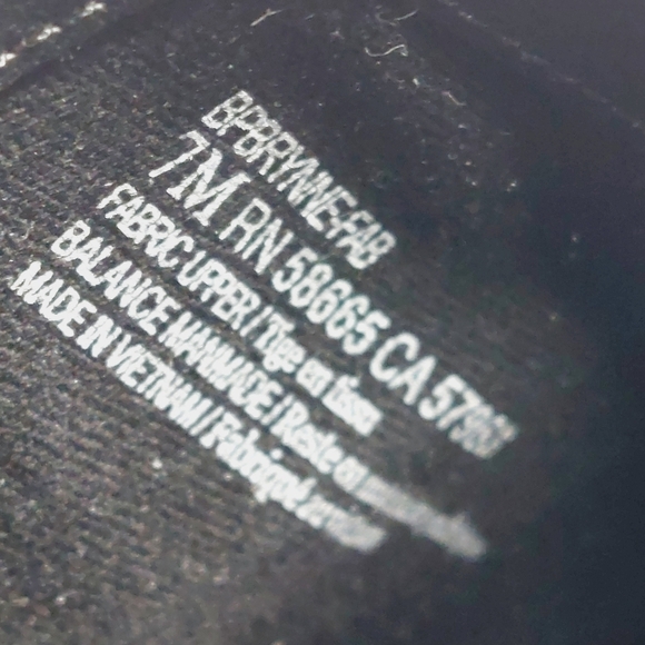 New Bp Brynne Black Faux Suede Block Heel Back Zip Ankle Boots F959 - Picture 11 of 12